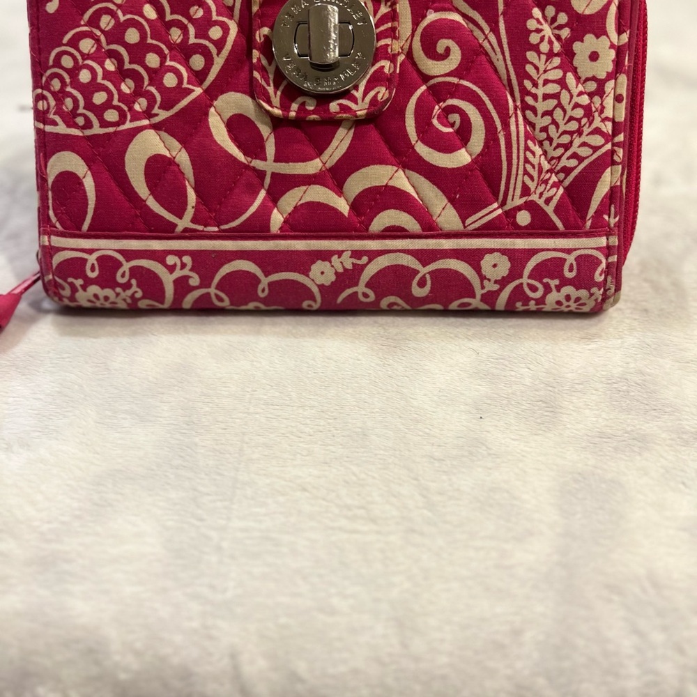 Elegant Pink Floral Women's Wallet